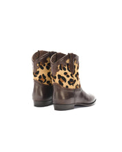 Texan boots in leather