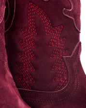 Texan boots in suede