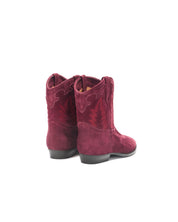 Texan boots in suede