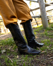 Texan leather boots