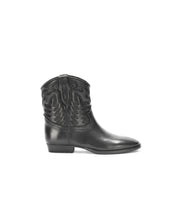 Texan boots in leather