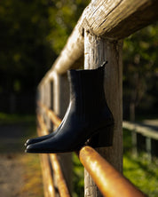 Texan boots in leather