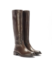 Leather boots