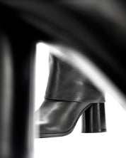 Leather boots