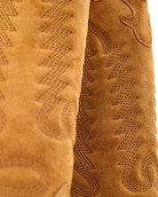 Bottes texanes en daim