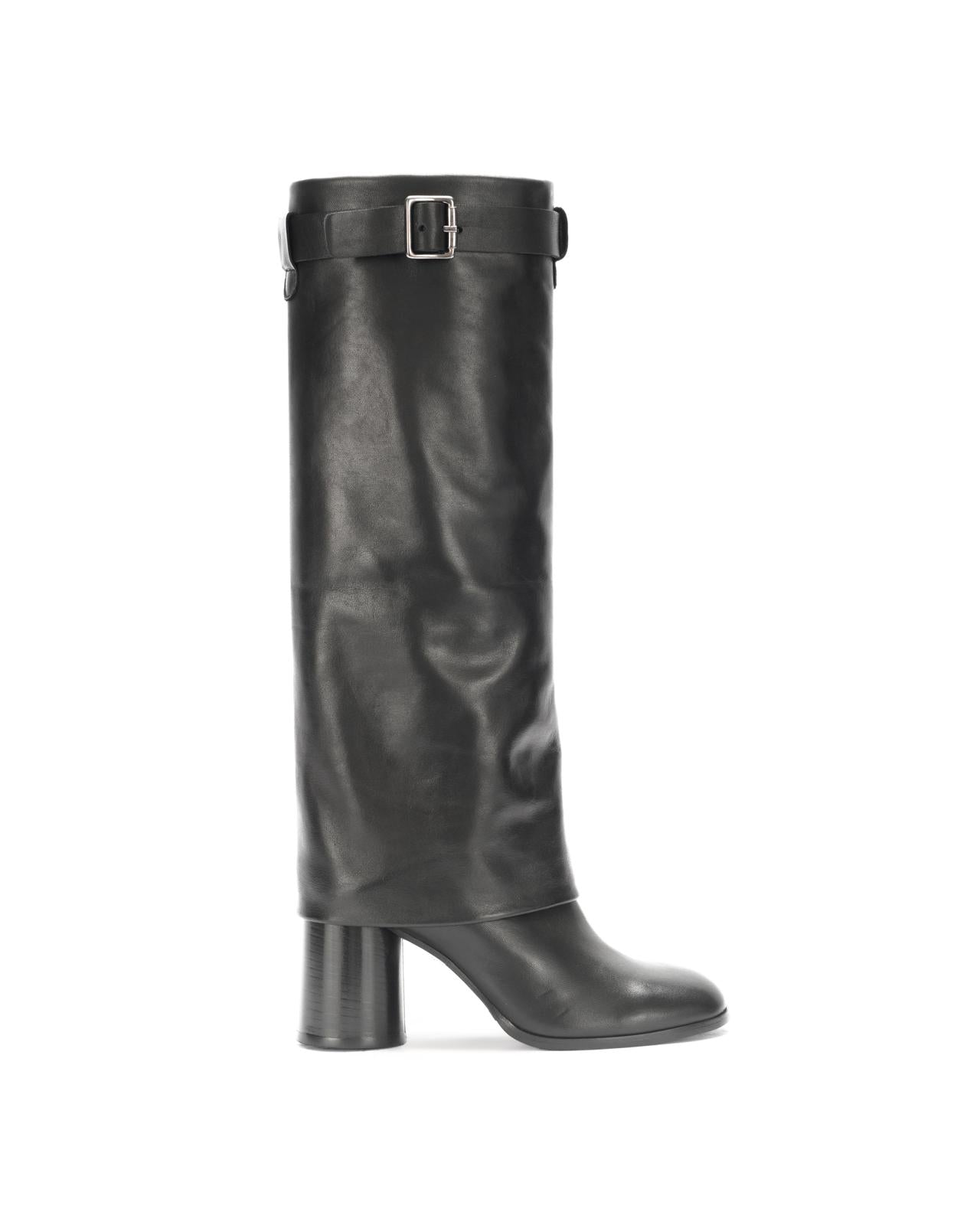 Leather boots