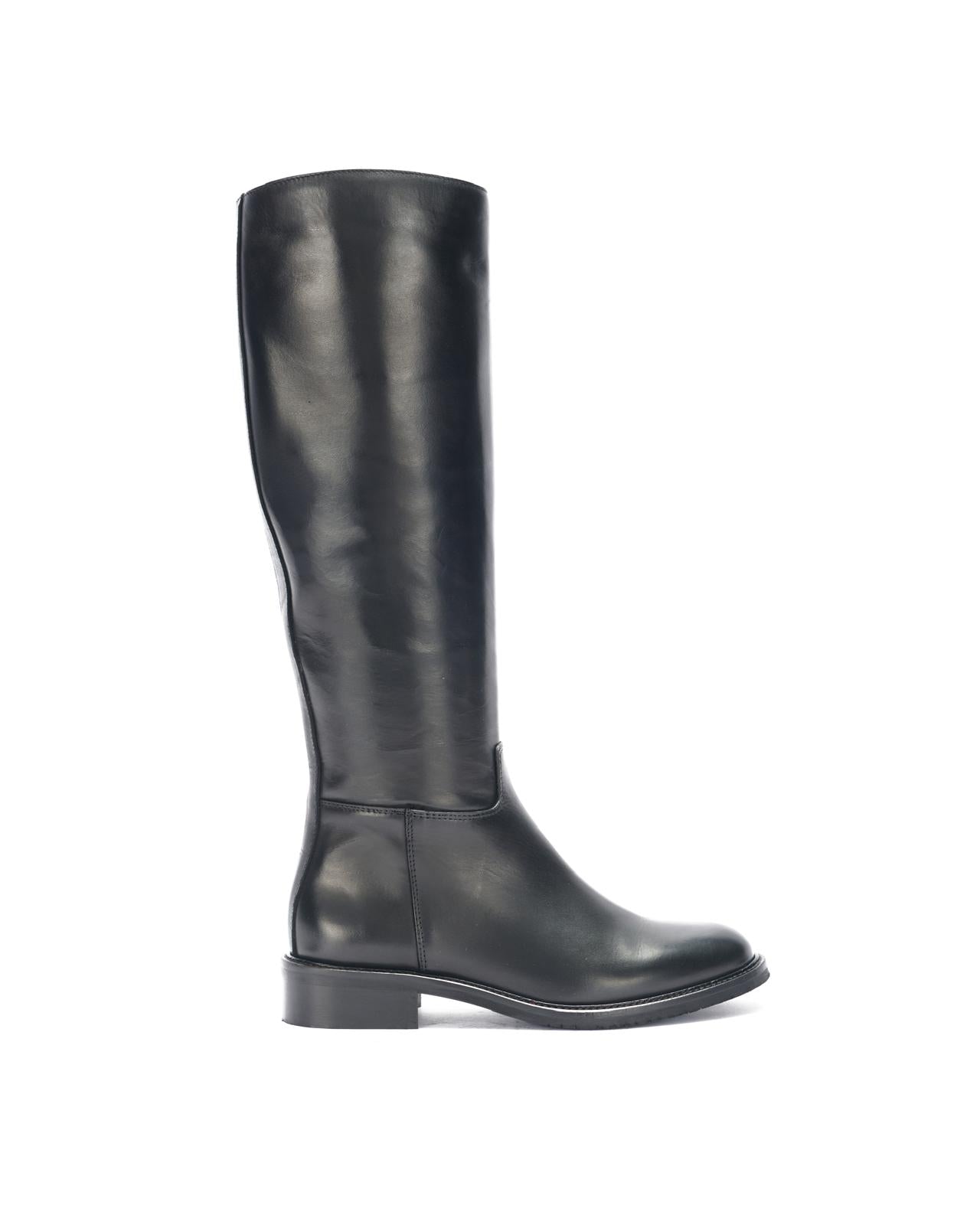 Leather boots