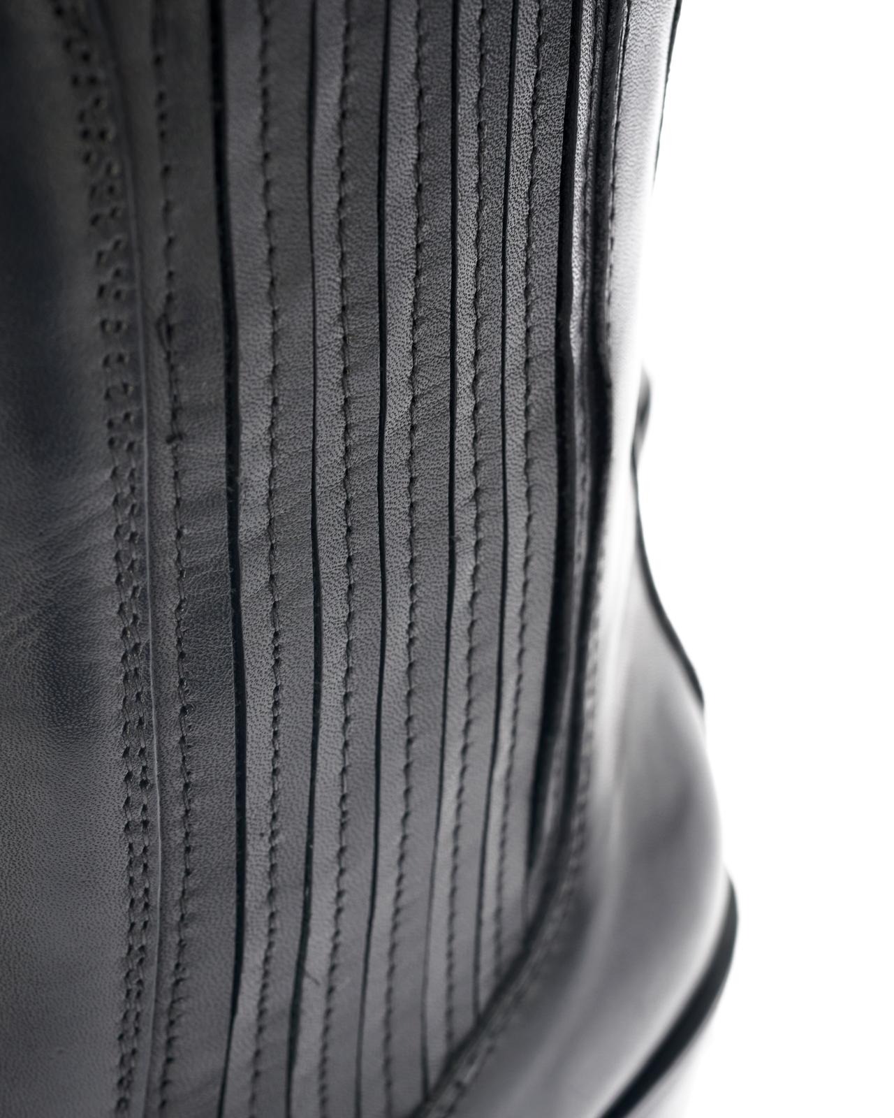 Texan boots in leather