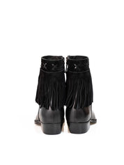 Texan boots in leather