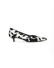 Décolleté en cuir animalier