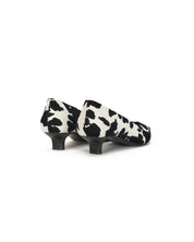 Décolleté en cuir animalier
