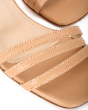 Naked leather sandal