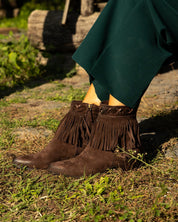 Texan boots in suede