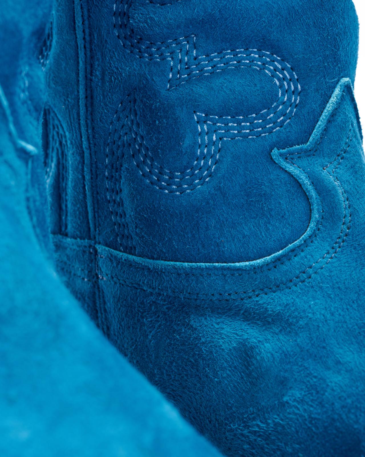 Bottes texanes en daim
