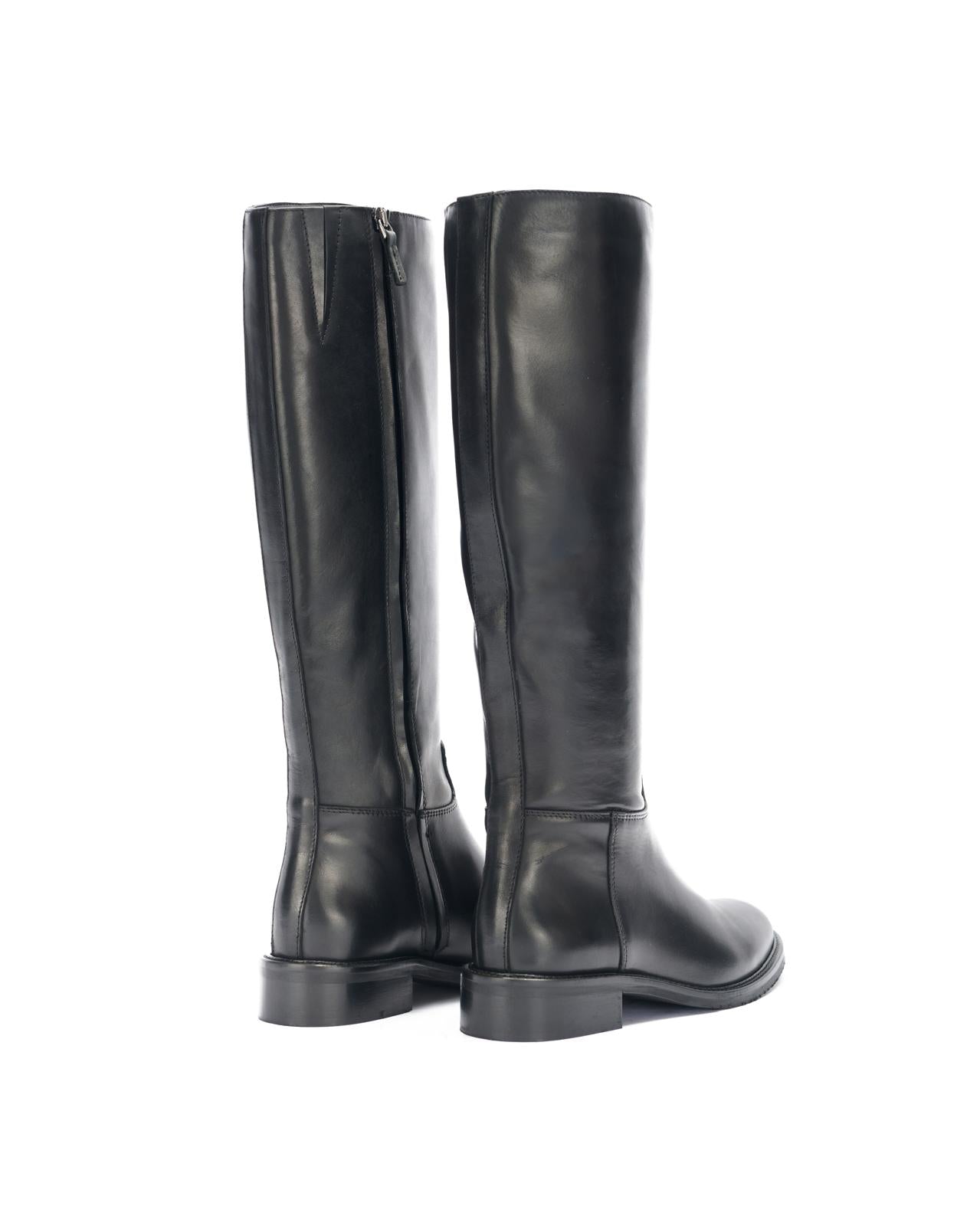 Leather boots