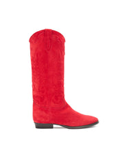 Texan boots in suede
