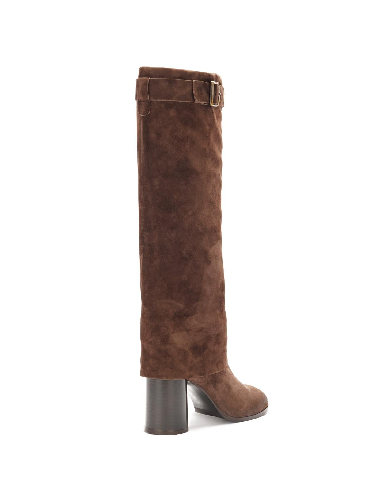 Bottes en daim