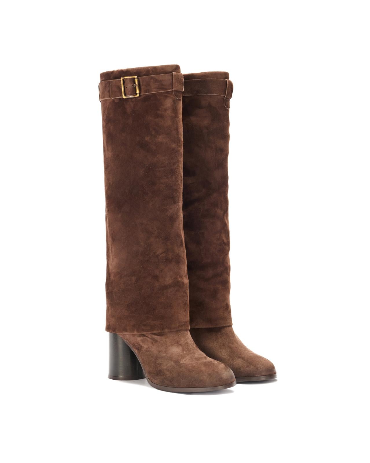 Bottes en daim