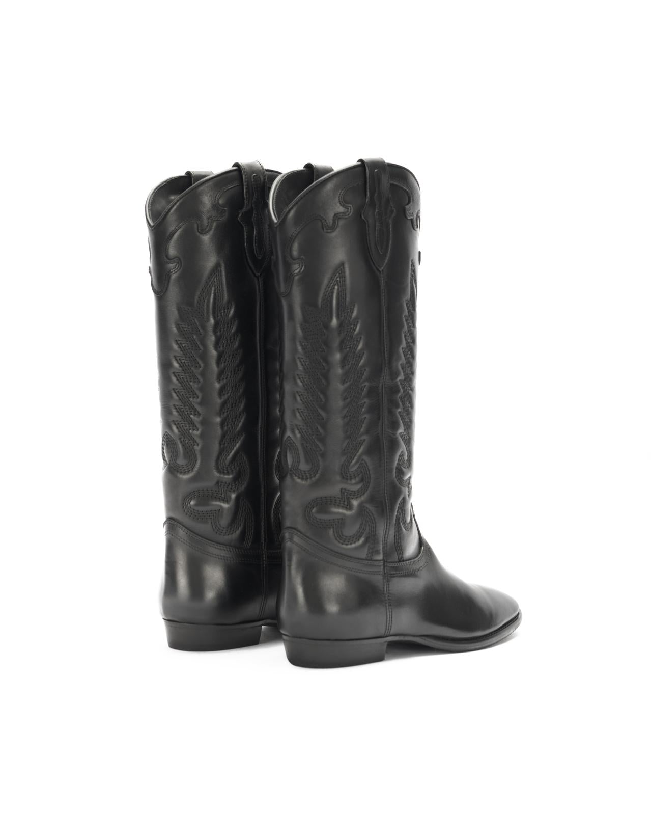 Texan leather boots